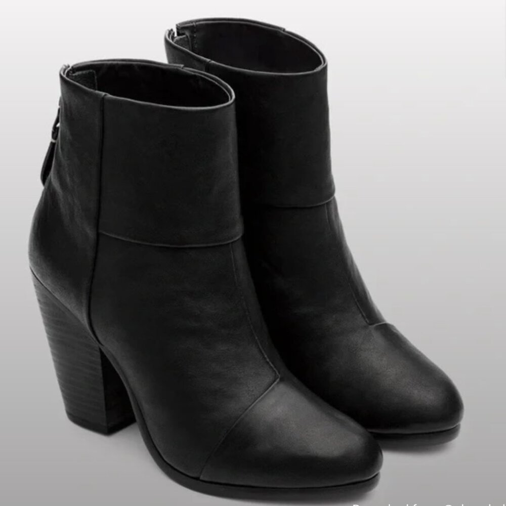 Rag & Bone Newbury Boots Black New Grip Soles 36 EUC